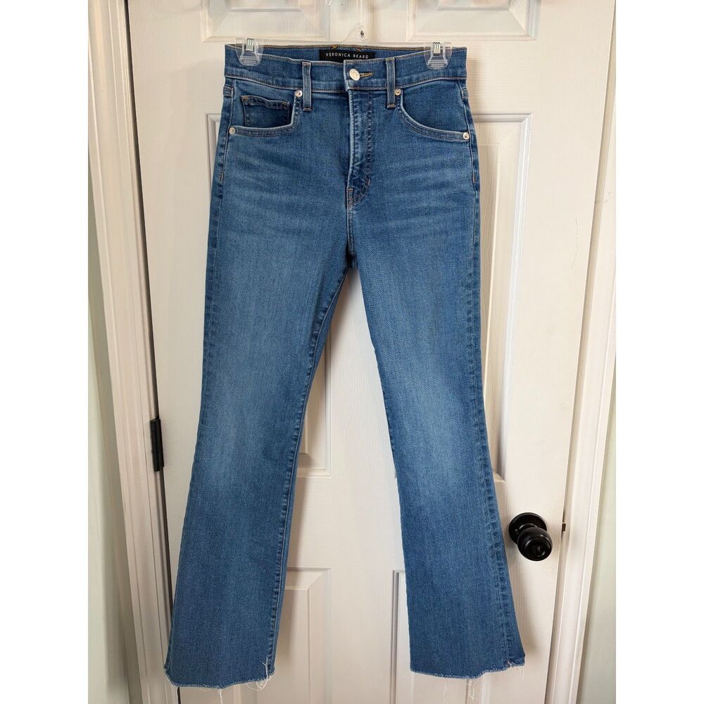 Veronica Beard Cameron Bootcut High Rise Designer Trendy Jeans Size 27